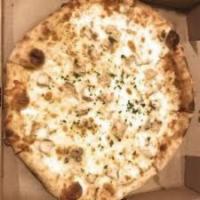 White Pizza · Ricotta and mozzarella, no tomato sauce.