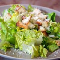 Caesar Salad · Romaine lettuce and croutons and sprinkled with pecorino Romano cheese.