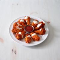 Buffalo Wings · Zesty chicken wings served in your choice of sauce with bleu cheese