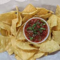 Chips and spicy salsa  · 