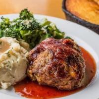 Meatloaf with Chipotle Glaze Combo Plate · 