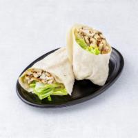 Grilled Chicken Wrap · Grilled chicken, lettuce, tomato and mayonnaise.