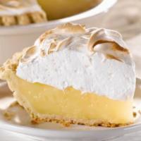 Lemon Meringue Pie (Slice) · Tangy lemon filling, light and fluffy