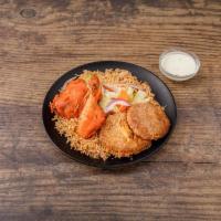 Special Pulao · Comes with two pieces of chicken and two piece of shami Kabab With rice.