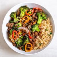 Gluten-Free Impossible Beef and Broccoli · Impossible “beef