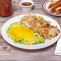 Broccoli Omelette  · Beaten eggs that are folded over a filling. 