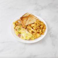 Western Omelet · Turkey ham green peppers and onions