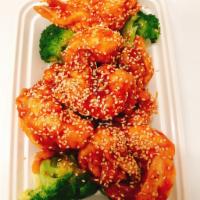 8. Sesame Shrimp · Hot and spicy.