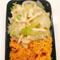 C2. Chow Mein Combo Platter · Choice of chicken, pork, shrimp or beef. Does not include rice.