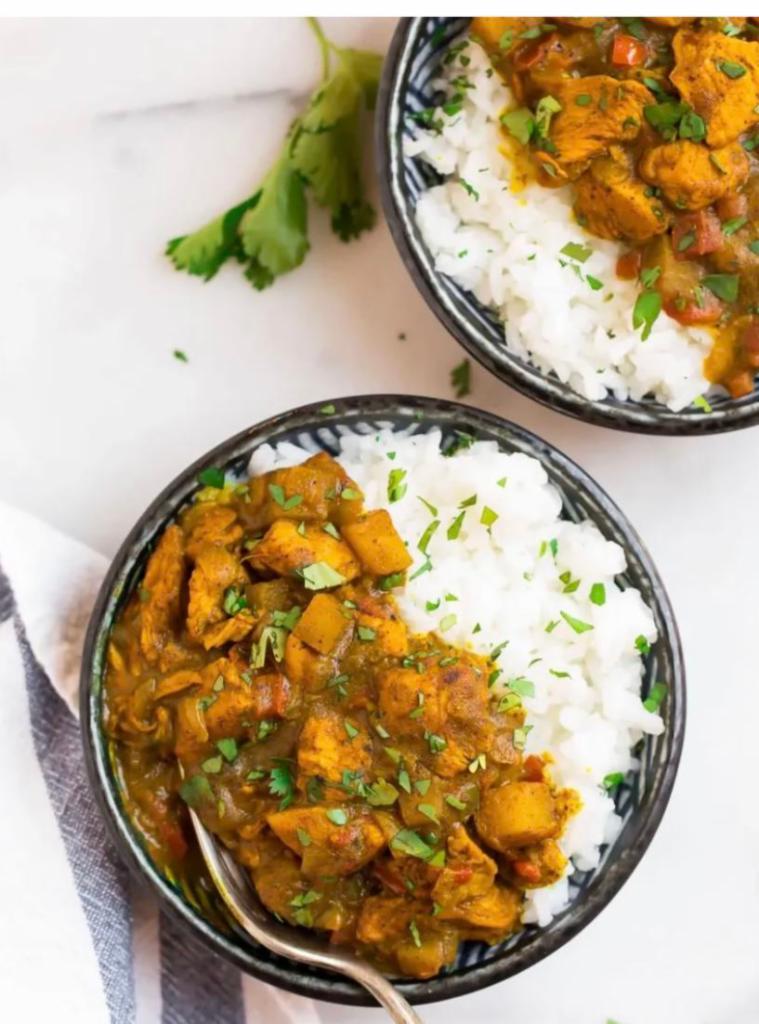 Curry Chicken Bowl · 
