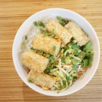 Fried Tofu Bowl · Cooked in oil.