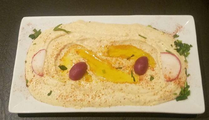 1. Hummus · Puree of chickpeas with lemon juice and tahini. Vegetarian.