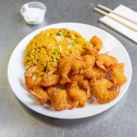 A10. Fried Baby Shrimp Special · 19 pieces.