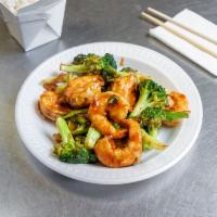 73. Shrimp with Broccoli · 