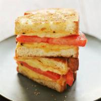 Grilled Cheese with Tomato Sandwich · 