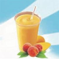 Merry Mango Smoothie · Peach, mango and apple juice.