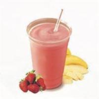 Berry Maxx Protein Shake · Strawberry, blueberry, banana, peanut butter and whey protein.