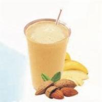 Almond Lover Smoothie · Banana, almond, almond butter, honey and almond milk.
