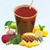 Immunity boost juice · Kale beets green apple pineapple lemon