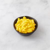 Mac and Cheese · Macaroni pasta in a cheese sauce.