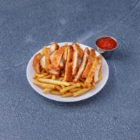 Chicken Fingers with Fries · 