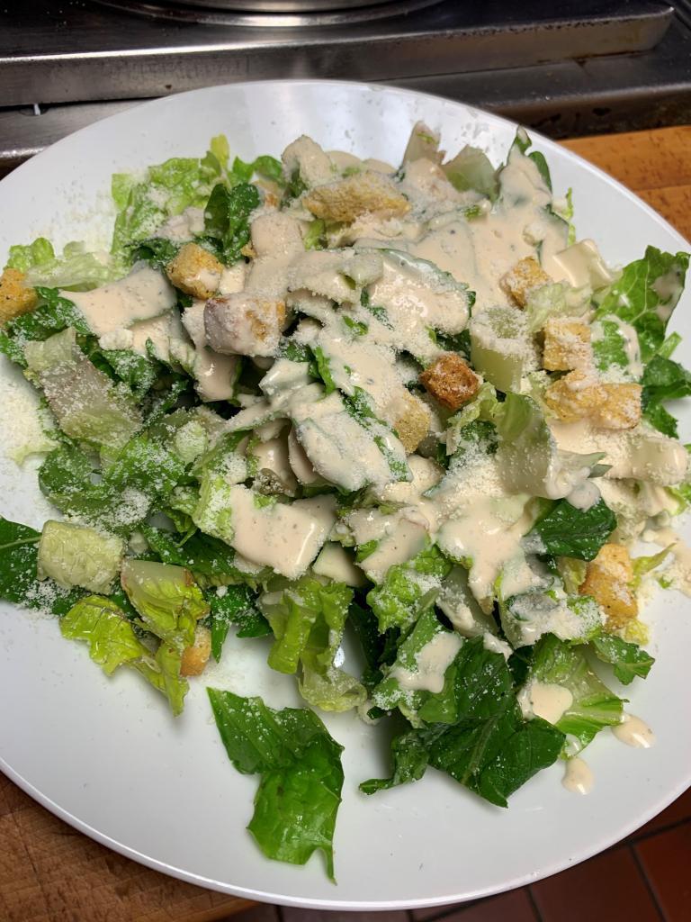 Caesar Salad · Romaine Lettuce, Croutons, and Caesar Dressing