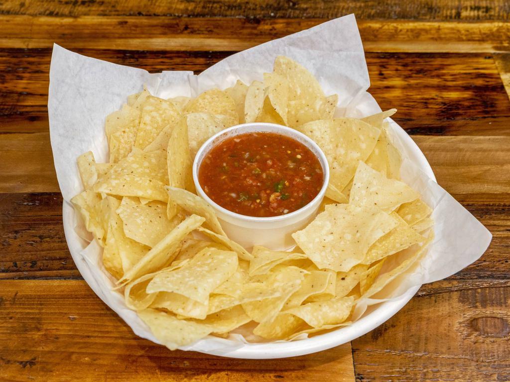 Chips and Salsa  · House made chips with fresh salsa