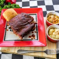 101. 4 Piece Bone Rib Plate · 4 Mouth Watering VLBBQ Baby Back Rib Bones with 1 of our Signature Sides and a choice of our...