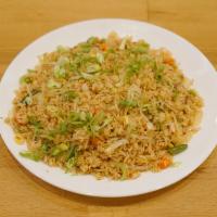 Vegetable Fried Rice · Basmati rice stir-fried and seasoned to perfection with fresh carrots, scallions and other v...