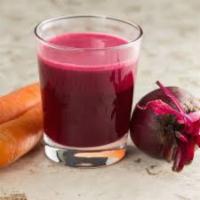 Carrot, Beets and Celery Juice · 