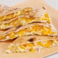 Four Cheese Quesadilla · Cheddar, jack, mozzarella, and swiss cheeses , salsa and sour cream