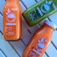 Ginger and Juice · 13. 9 oz. bottle. Organic orange, organic apple, organic carrot, organic lemon and organic e...