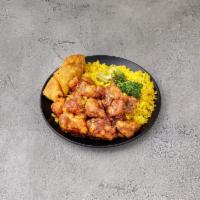 C1. General Tso's Chicken Special Combo · Served with pork fried rice and your choice of side. Hot and spicy.