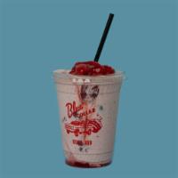 Strawberry Shake · Thick strawberry shake.