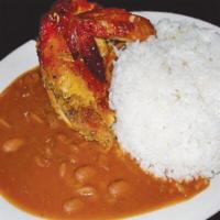 Baked Chicken · Baked chicken With rice and beans