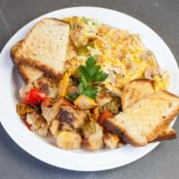 Western Omelette · Ham, onion and bell pepper.