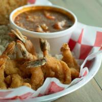 9 Shrimp and Etouffee · 9 fried or blackened shrimps served with our famous etouffee on the side for the rice to be ...