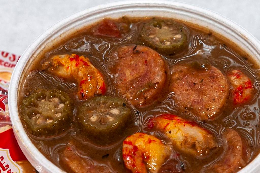 Gumbo (2 Proteins) · The original Gumbo dish is done right by our original 7Spice blend of flavors, prepared with chicken, shrimp, crawfish tails, or sausage. Served with crackers.
