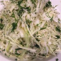 Salata de Varza Alba · White cabbage salad.