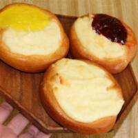 Cream Cheese Danish with Fruit · Apple, cherry or lemon. Please order a day ahead. Thank You!