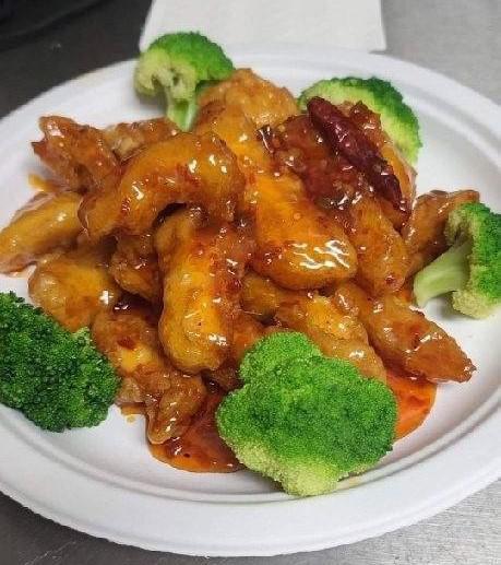 18. General Tso’s Chicken · Deep-fried with sweet and spicy sauce.