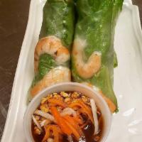 Shrimp Spring Rolls · 2 pieces.