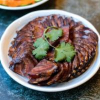 Spiced beef 酱牛肉 · Ingredients: beef, soy sauce, spices