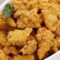 Crispy Fried Boneless Chicken · A thicker and crunchier batter for those who love chicken for it's crispiness.  Bite size bo...
