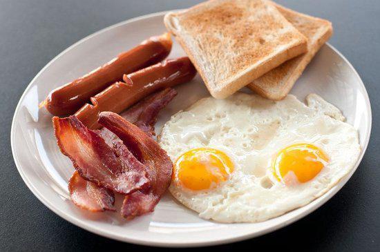 2 Eggs with Meat Platter · Served with choice of 2 sausage or 2 bacon and toast.