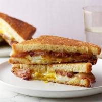 Turkey Bacon and Egg Sandwich Platter · 