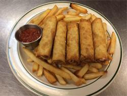 5 Finger Combo Platter · 2 chicken fingers, 3 pizza logs and fries served with pizza sauce, bleu cheese and your choi...