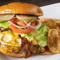 Pete's Gourmet Burgers · House blend, toasted brioche, and house-made pickles. Add-ons are available for an additiona...