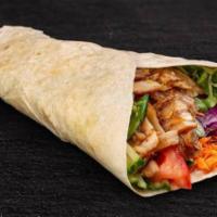 Grilled All Natural Chicken Pita · Lettuce, tomato, onions, and tzatziki sauce. Add sides for an additional charge. 