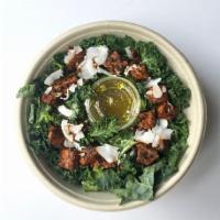 Kale & Sweet Potato Salad  · Org. green kale, roasted sweet potato, shaved coconut, black sesame seeds, pumpkin seeds, an...